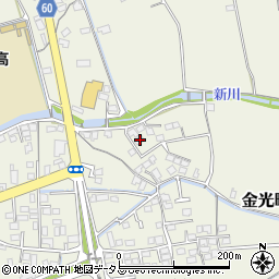 岡山県浅口市金光町占見新田939-5周辺の地図