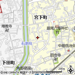 大阪府堺市西区宮下町周辺の地図