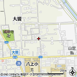 大阪府堺市美原区大饗195周辺の地図