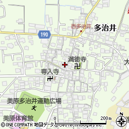 大阪府堺市美原区多治井400-1周辺の地図