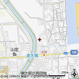 大阪府堺市美原区太井266-2周辺の地図