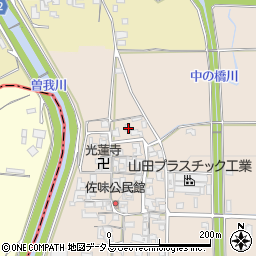 奈良県磯城郡田原本町佐味28周辺の地図