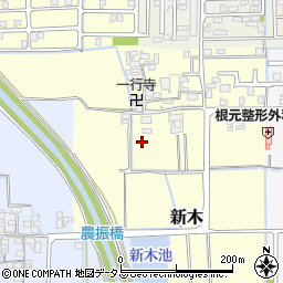 奈良県磯城郡田原本町新木周辺の地図