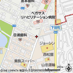 大阪府堺市西区浜寺船尾町東4丁周辺の地図