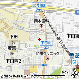 株式会社奥村組　香芝営業所周辺の地図