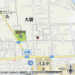 大阪府堺市美原区大饗183周辺の地図