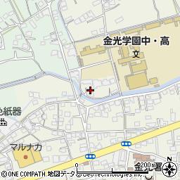 岡山県浅口市金光町占見新田1372周辺の地図