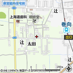 奈良県桜井市太田166周辺の地図