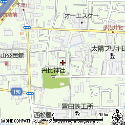 大阪府堺市美原区多治井157-40周辺の地図