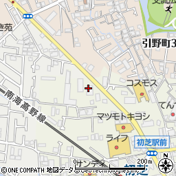 大阪府堺市東区日置荘西町1丁7周辺の地図