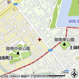 大阪府堺市北区百舌鳥陵南町3丁201周辺の地図