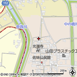 奈良県磯城郡田原本町佐味23周辺の地図