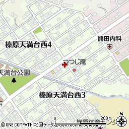 桜井警察署　天満台駐在所周辺の地図