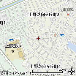 上野芝向ヶ丘町４丁テラスハウス周辺の地図