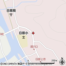 朝日新聞日原販売店周辺の地図