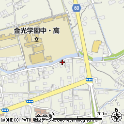 岡山県浅口市金光町占見新田666-1周辺の地図