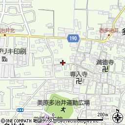 大阪府堺市美原区多治井365周辺の地図