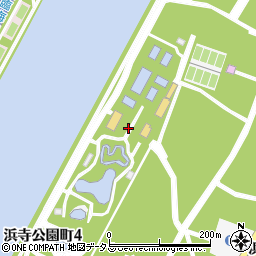 浜寺公園プール周辺の地図