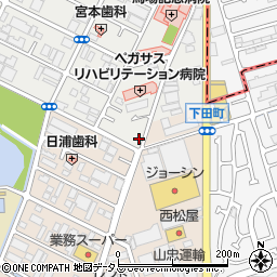大阪府堺市西区浜寺船尾町東4丁72周辺の地図