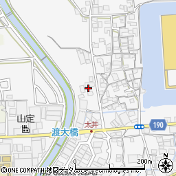 大阪府堺市美原区太井267-2周辺の地図