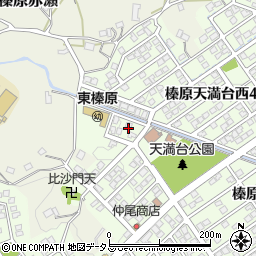 奈良県宇陀市榛原天満台西2丁目4周辺の地図
