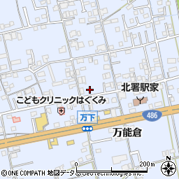 広島県福山市駅家町万能倉807周辺の地図