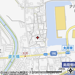 大阪府堺市美原区太井291周辺の地図
