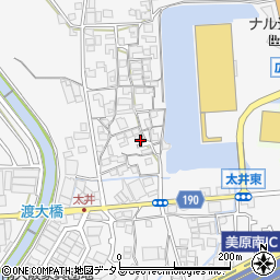 大阪府堺市美原区太井290-7周辺の地図