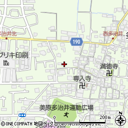 大阪府堺市美原区多治井366周辺の地図