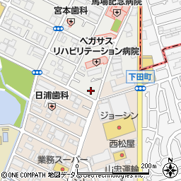 大阪府堺市西区浜寺船尾町東4丁71周辺の地図