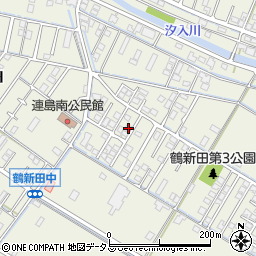 岡山県倉敷市連島町鶴新田1089周辺の地図