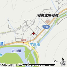 宇津会館周辺の地図