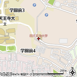 四天王寺大学周辺の地図