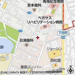 大阪府堺市西区浜寺船尾町東4丁75周辺の地図