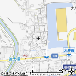 大阪府堺市美原区太井291-1周辺の地図