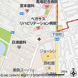 大阪府堺市西区浜寺船尾町東4丁69周辺の地図