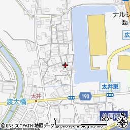 大阪府堺市美原区太井328-1周辺の地図
