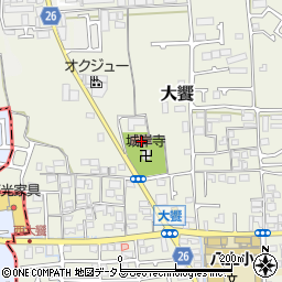 大阪府堺市美原区大饗159周辺の地図