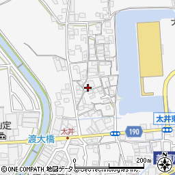 大阪府堺市美原区太井257-2周辺の地図