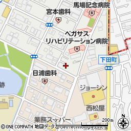 大阪府堺市西区浜寺船尾町東4丁82周辺の地図