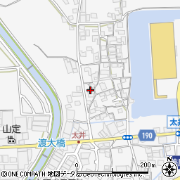 大阪府堺市美原区太井260周辺の地図