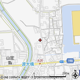 大阪府堺市美原区太井263-1周辺の地図
