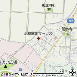 三重県多気郡明和町坂本1407周辺の地図