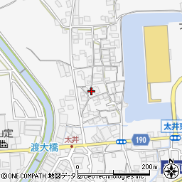 大阪府堺市美原区太井257周辺の地図