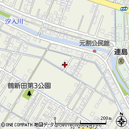 岡山県倉敷市連島町鶴新田1013周辺の地図