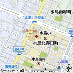 倉敷市立水島小学校周辺の地図