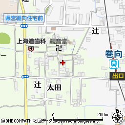 奈良県桜井市太田168周辺の地図