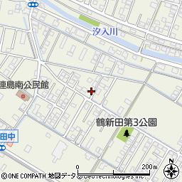 岡山県倉敷市連島町鶴新田1074周辺の地図