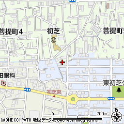 日本キリスト教団初芝教会周辺の地図