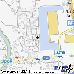 大阪府堺市美原区太井322-2周辺の地図
